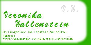 veronika wallenstein business card